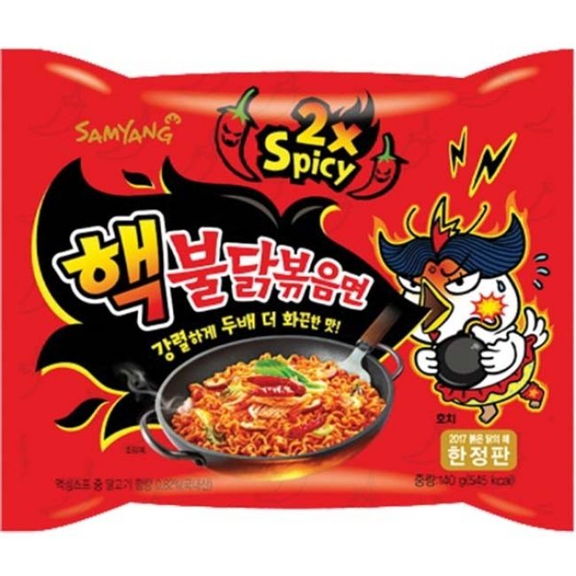 #2011 HOT Chicken Ramen sabor DOUBLE SPICY 140g